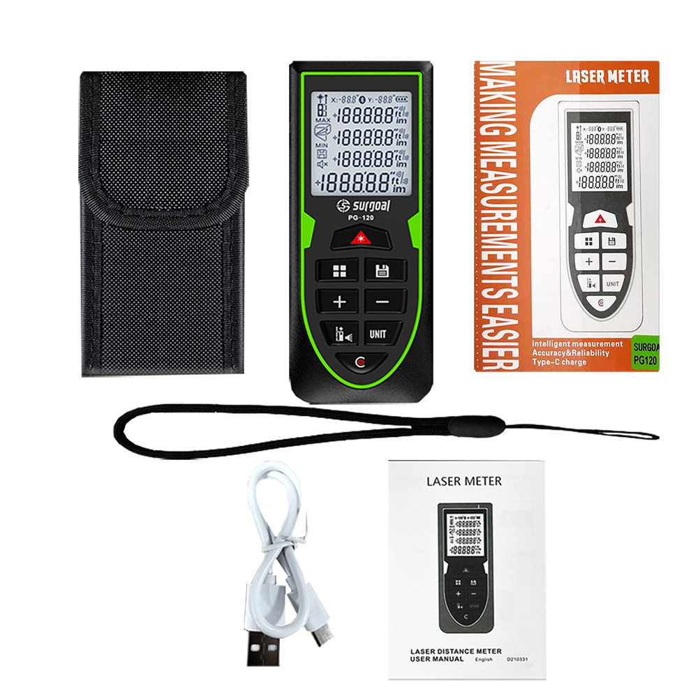 Green Laser Distance Meter 120 - огляд і ціна Industrial Laser Tape Measure