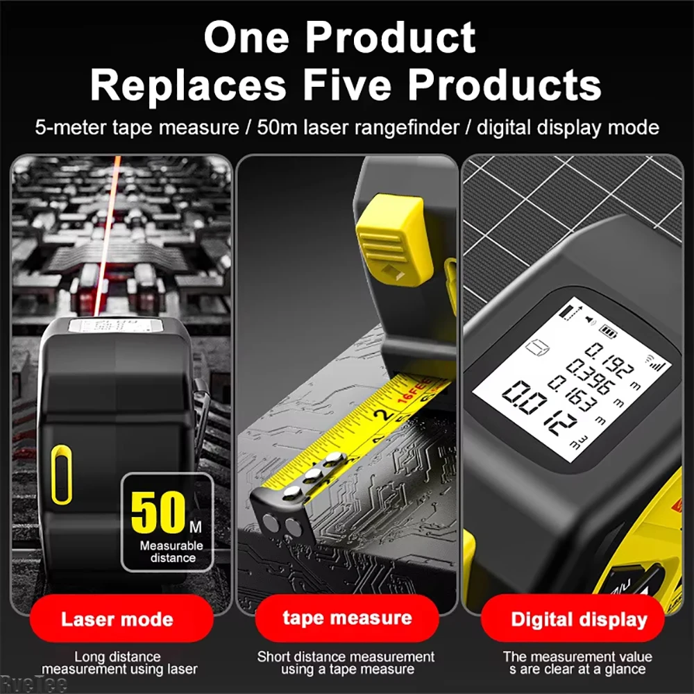 USB Charging Laser 5M Tape Mea - огляд і ціна Industrial Laser Tape Measure