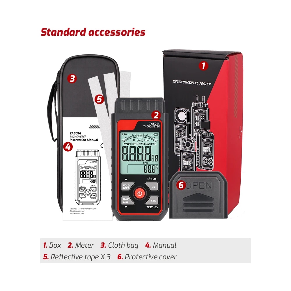 TA501A Laser Tachometer Up to  - огляд і ціна Industrial Laser Tachometer