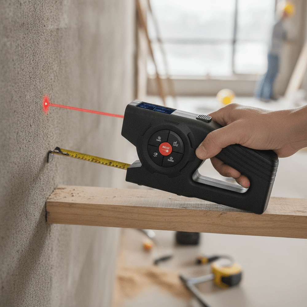 3-in-1 Laser Tape Measure Retr - огляд і ціна Industrial Laser Tape Measure