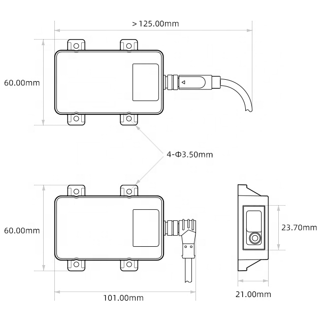40M Laser Tape Measure Sensor  - огляд і ціна Industrial Laser Tape Measure