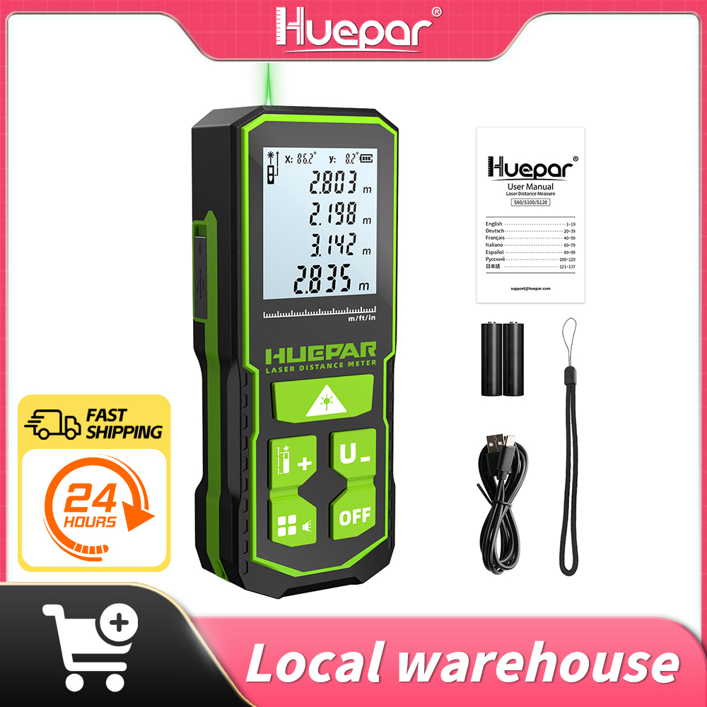 Huepar Laser Rangefinder Digit - огляд і ціна Industrial Laser Tape Measure