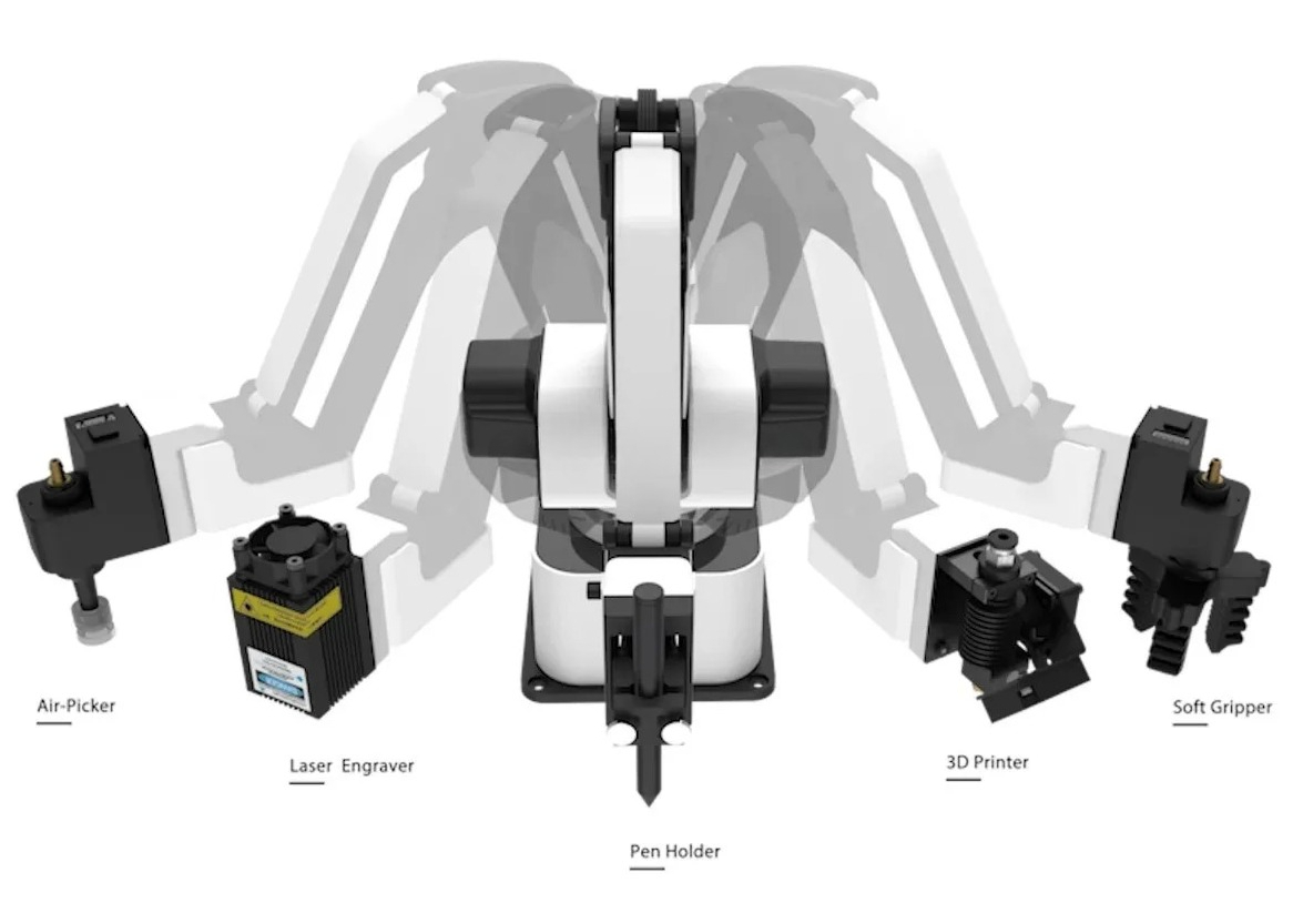 Rotrics DexArm Four Axis Small - огляд і ціна Industrial Laser Printer