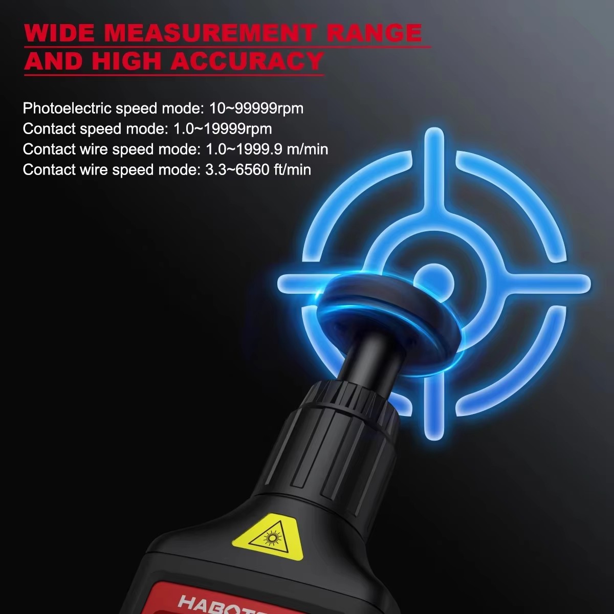 HABOTEST HT671 2-in-1 Digital  - огляд і ціна Industrial Laser Tachometer