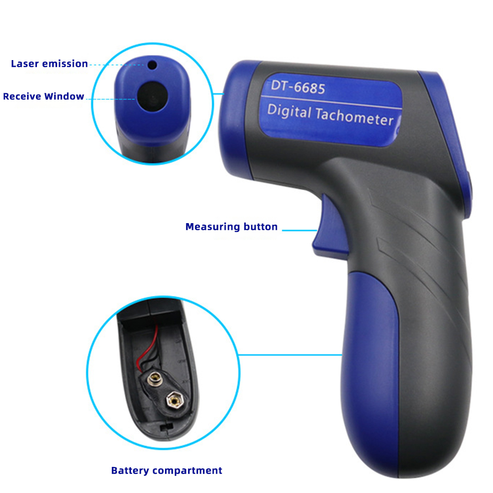 Non Contact Infrared Lasers Ta - огляд і ціна Industrial Laser Tachometer
