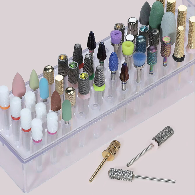 48 Holes Clear Nail Drill Bits - огляд і ціна Acrylic Cutting Machine