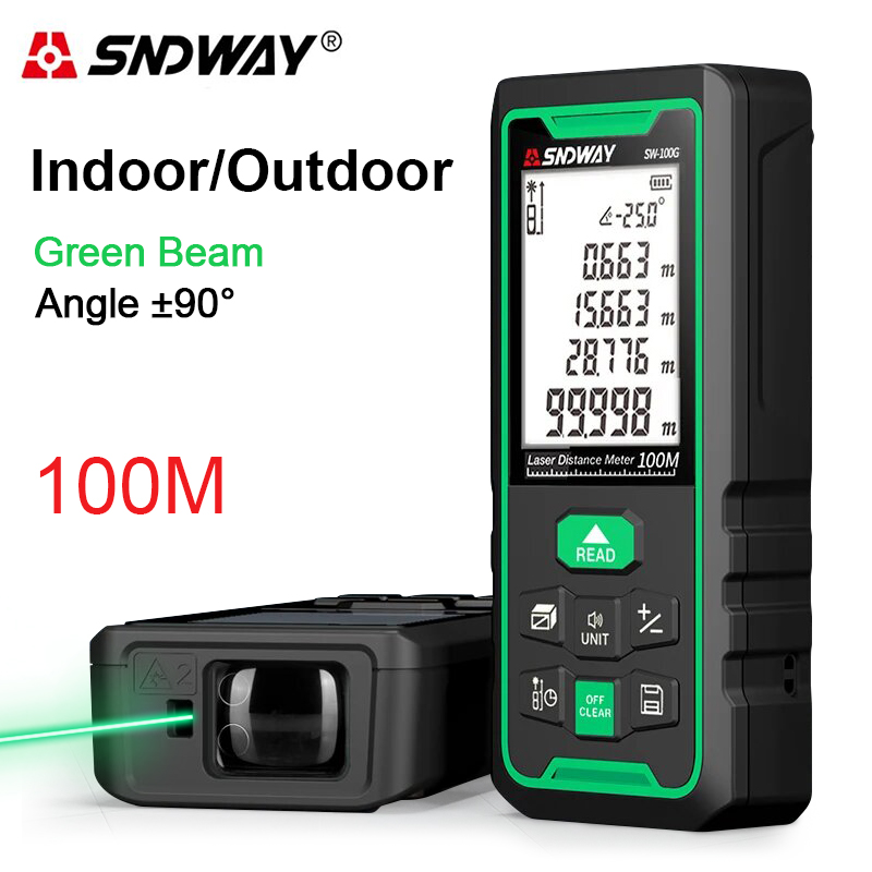 Green Laser Distance Meter Dig - огляд і ціна Industrial Laser Tape Measure