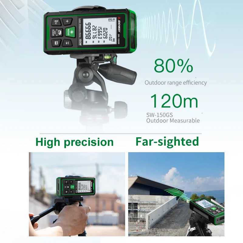 Green Laser Distance Meter Dig - огляд і ціна Industrial Laser Tape Measure