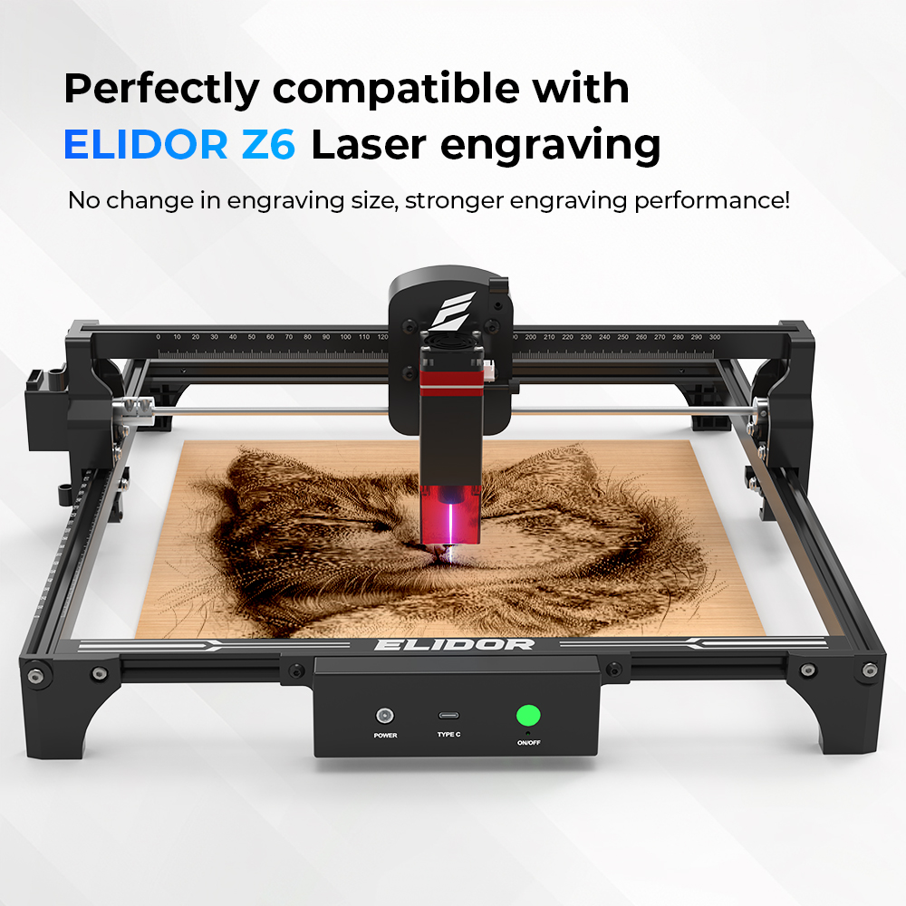 ELIDOR Z6 6W/12W Laser Module  - огляд і ціна Laser Engraving Software