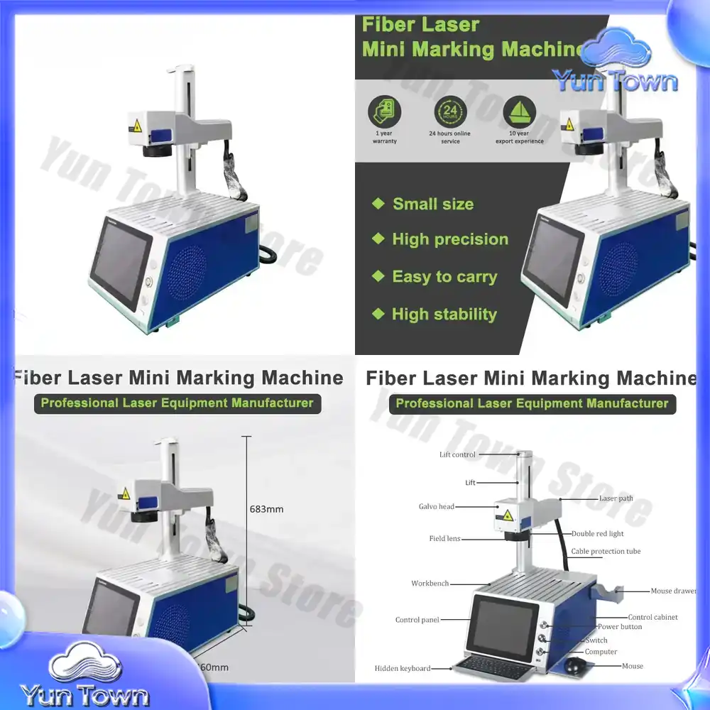 Fiber Laser Marking Machine 10 - огляд і ціна Industrial Laser Marking Machine