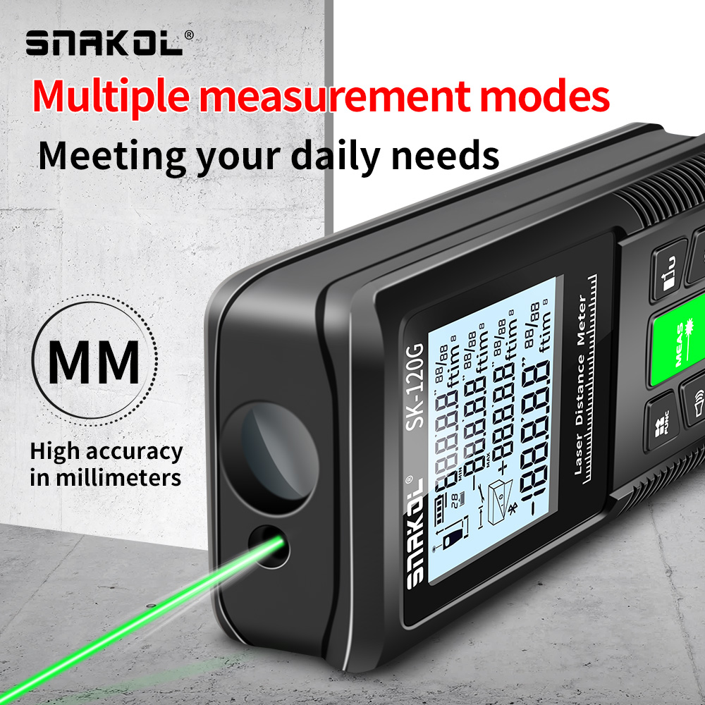 Snakol Laser Distance Meter 40 - огляд і ціна Industrial Laser Tape Measure