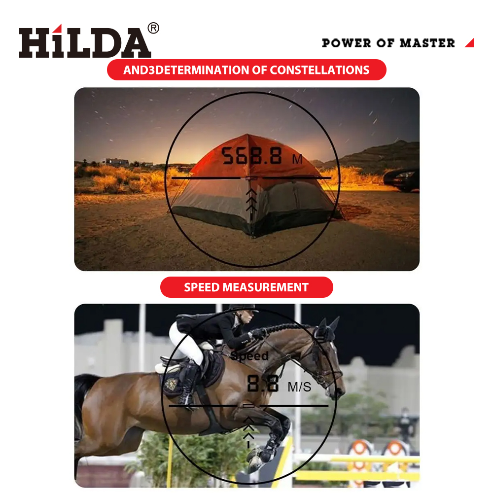 HILDA 800M Golf Laser Rangefin - огляд і ціна Industrial Laser Tape Measure