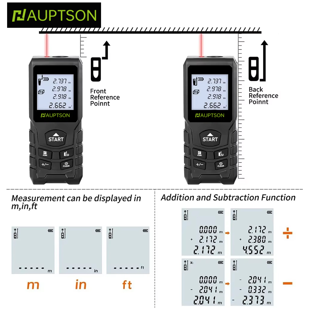 HAUPTSON Laser Rangefinder 70/ - огляд і ціна Industrial Laser Tape Measure