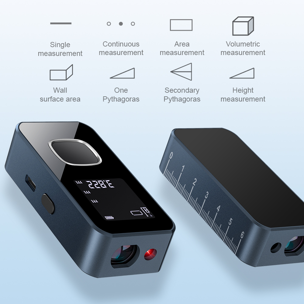 Laser Distance Meter 60M Smart - огляд і ціна Industrial Laser Tape Measure
