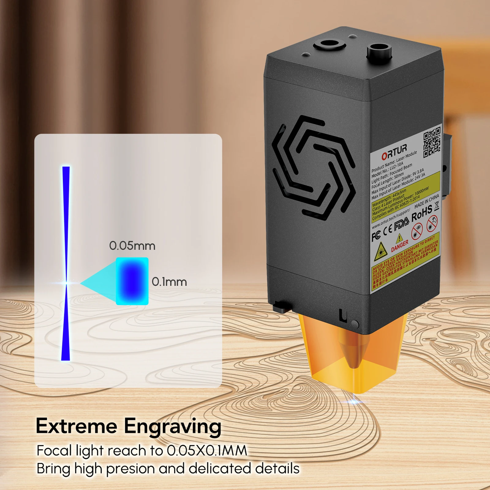 ORTUR LU2-10A 10W High Precisi - огляд і ціна Laser Engraving Software