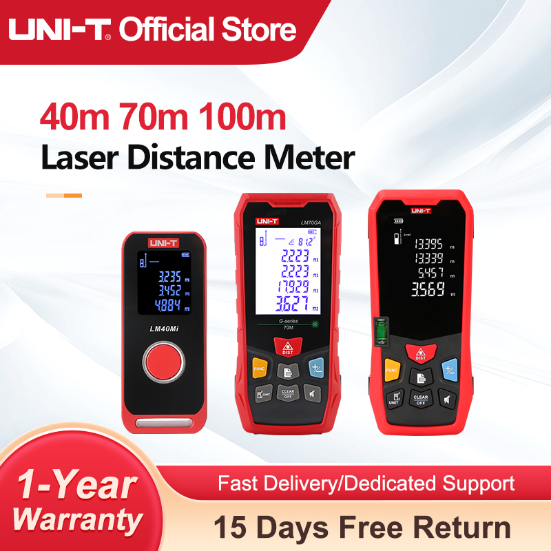 UNI-T Laser Rangefinder 40m 60 - огляд і ціна Industrial Laser Tape Measure