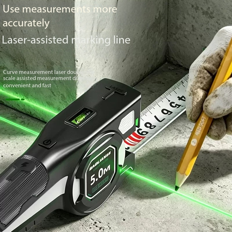 Three in one digital display l - огляд і ціна Industrial Laser Tape Measure