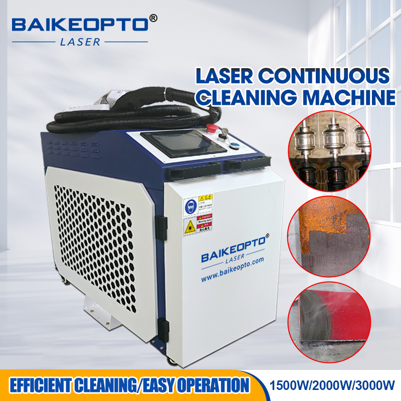 Continuous Fiber Laser Cleanin - огляд і ціна Industrial Laser Removal Machine